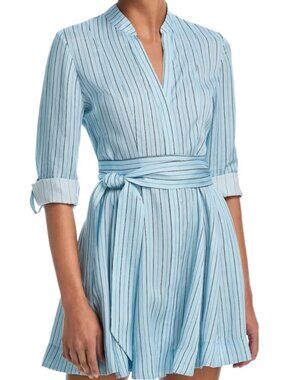 Alice and Olivia Lucy Roll Cuff Mini Dress